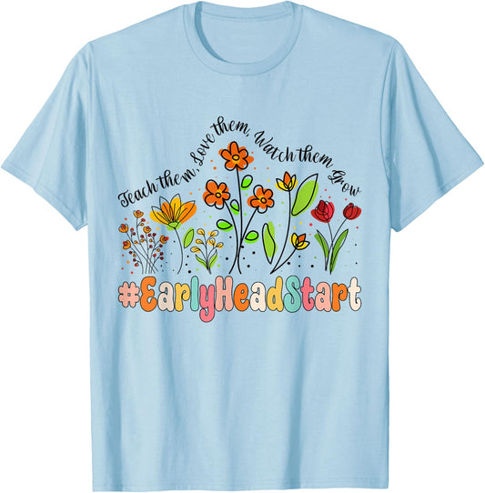 Early Head Start Appreciation Week Back to School T-Shirt - T-Shirt | Light Blue