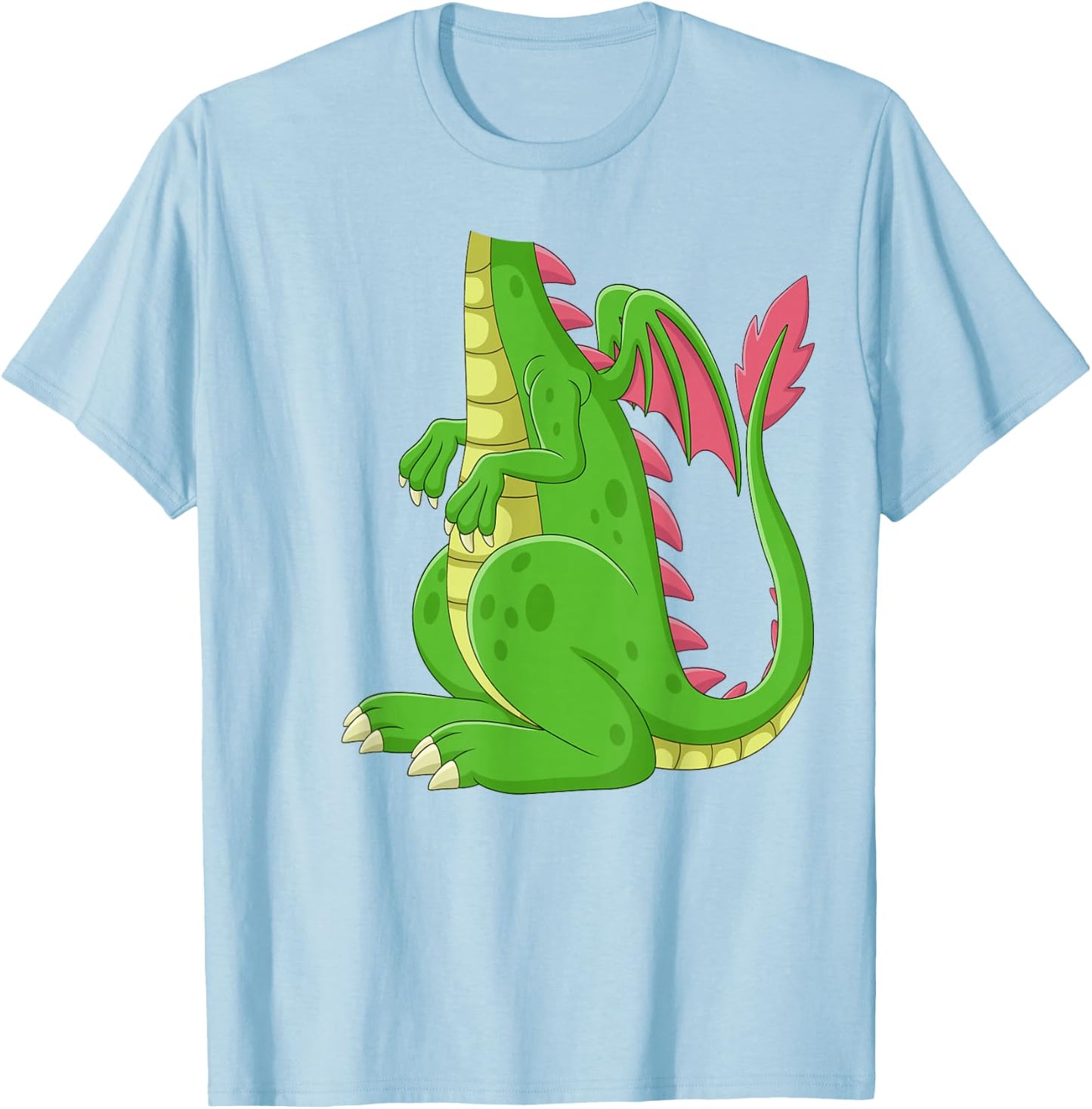 Dragon Shirt Adult Men Women Kids Green Dragon Costume T-Shirt - T-Shirt | Light Blue