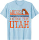 Arches Utah Nature Hiking Outdoors Vintage T-Shirt - T-Shirt | Light Blue