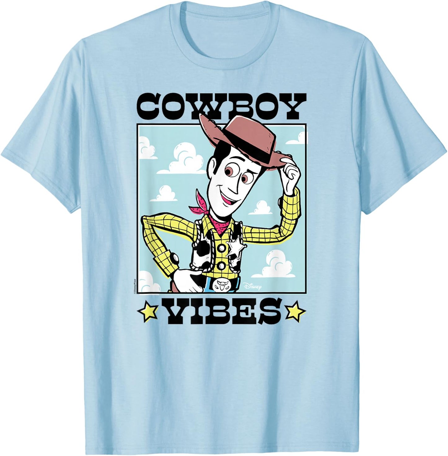Toy Story - Cowboy Vibes T-Shirt - T-Shirt | Light Blue