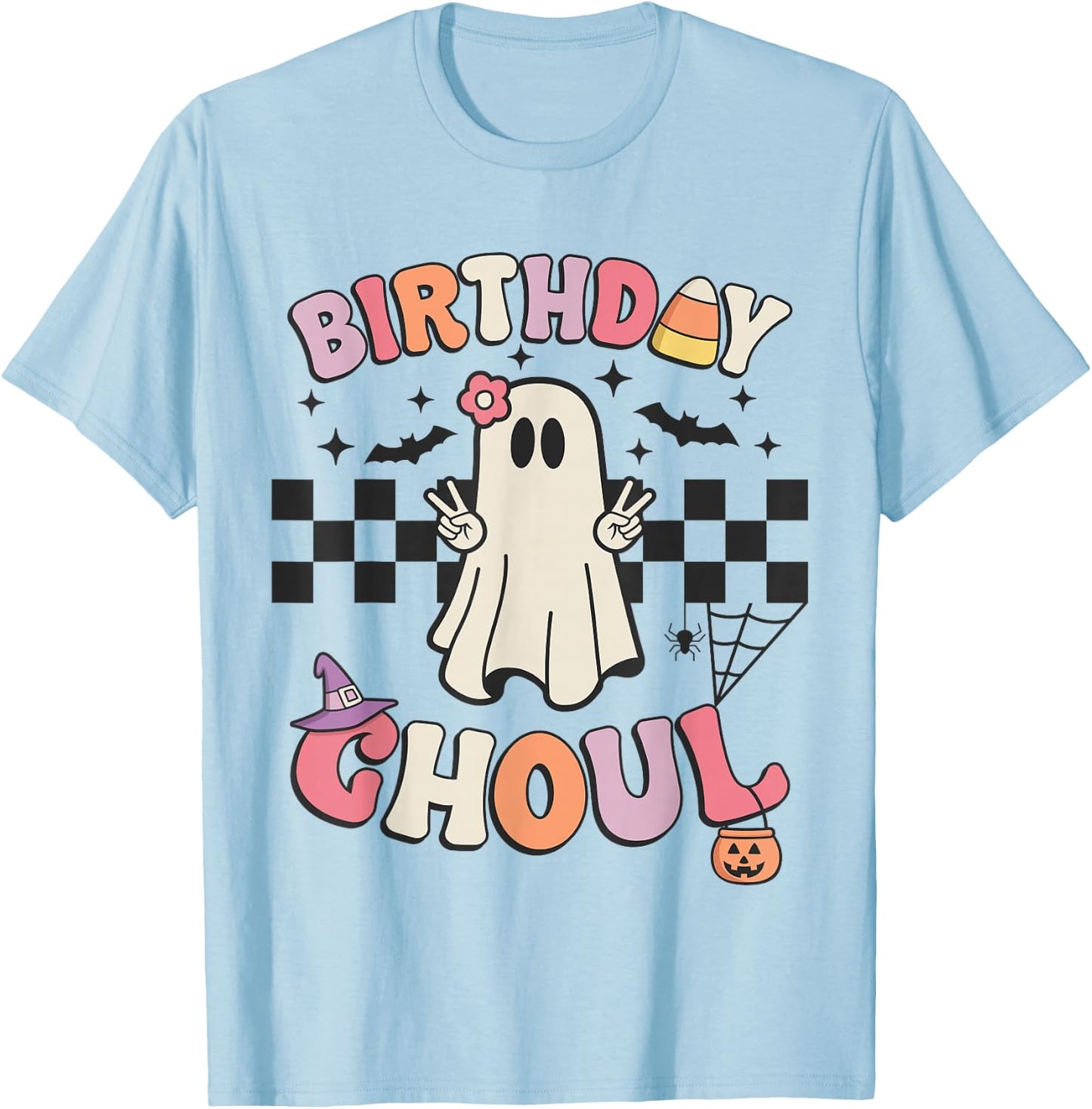 Halloween Birthday Ghoul BDay Party Anniversary Women Girls T-Shirt - T-Shirt | Light Blue