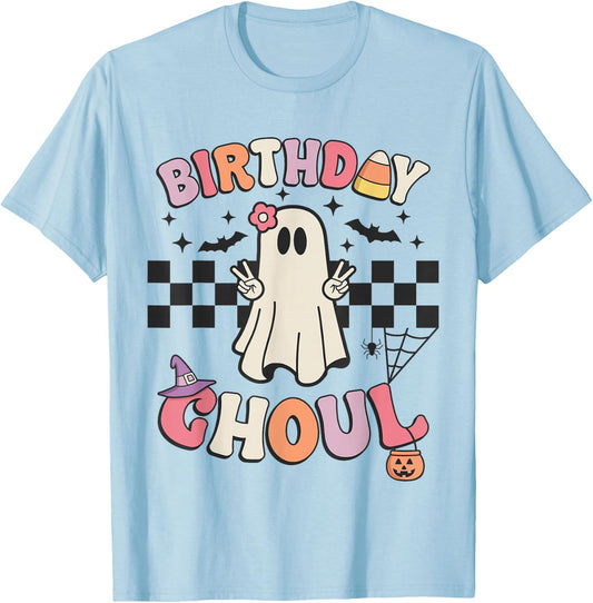 Halloween Birthday Ghoul BDay Party Anniversary Women Girls T-Shirt - T-Shirt | Light Blue