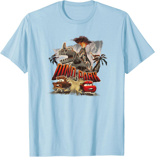 Disney Pixar Cars on the Road Mater and Lightning McQueen T-Shirt - T-Shirt | Light Blue
