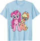 My Little Pony Pinkie Pie and Applejack T-Shirt - T-Shirt | Light Blue