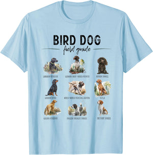 Bird Hunting Dogs Guide Duck Hunting Hunter Dog Breeds Women Kids T-Shirt - T-Shirt | Light Blue
