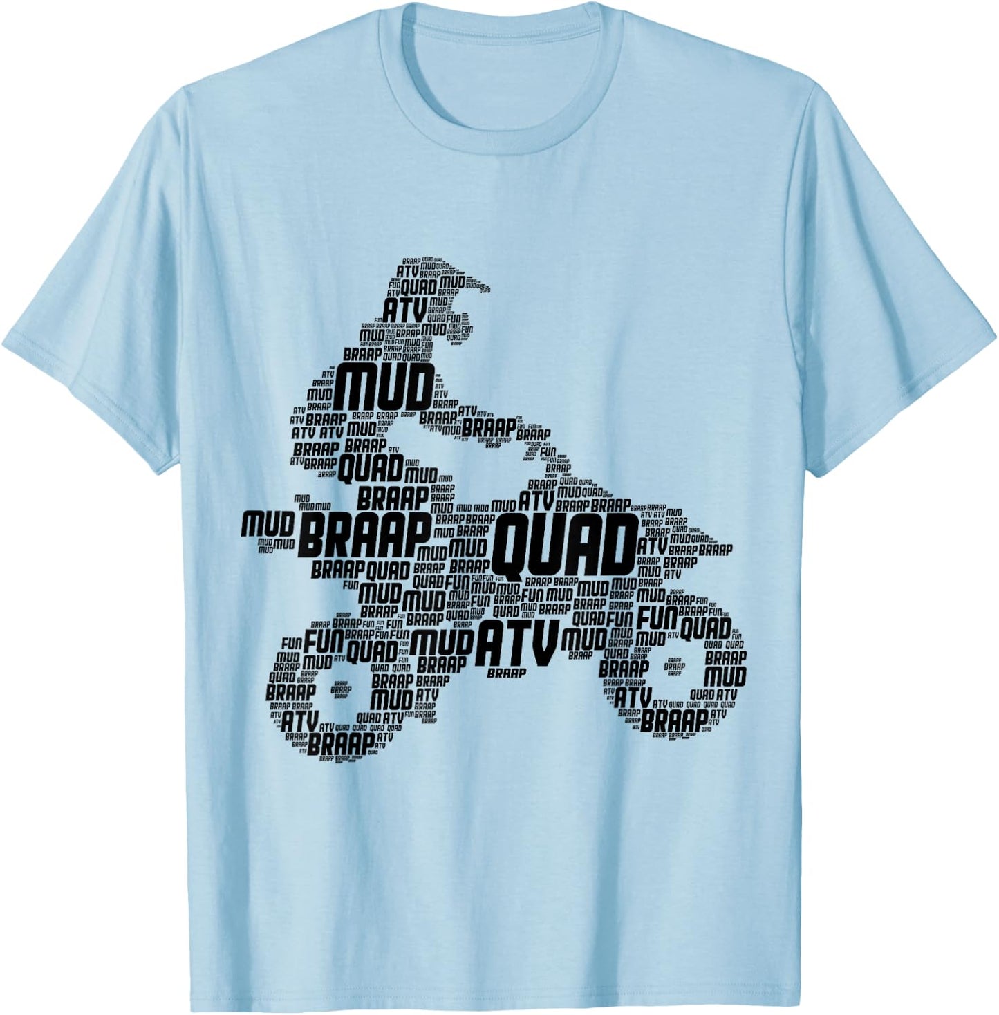 Quad Rider ATV Quad Biker Children Boys Men T-Shirt - T-Shirt | Light Blue