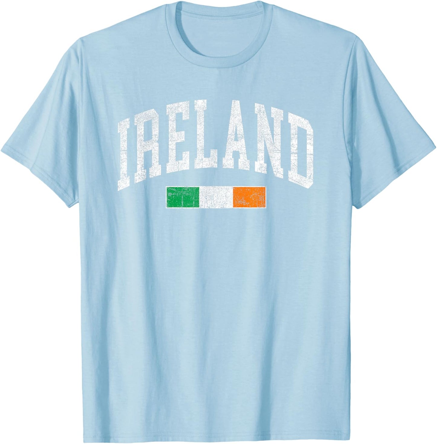 Vintage Ireland Flag Irish Retro Throwback Kids T-Shirt - T-Shirt | Light Blue
