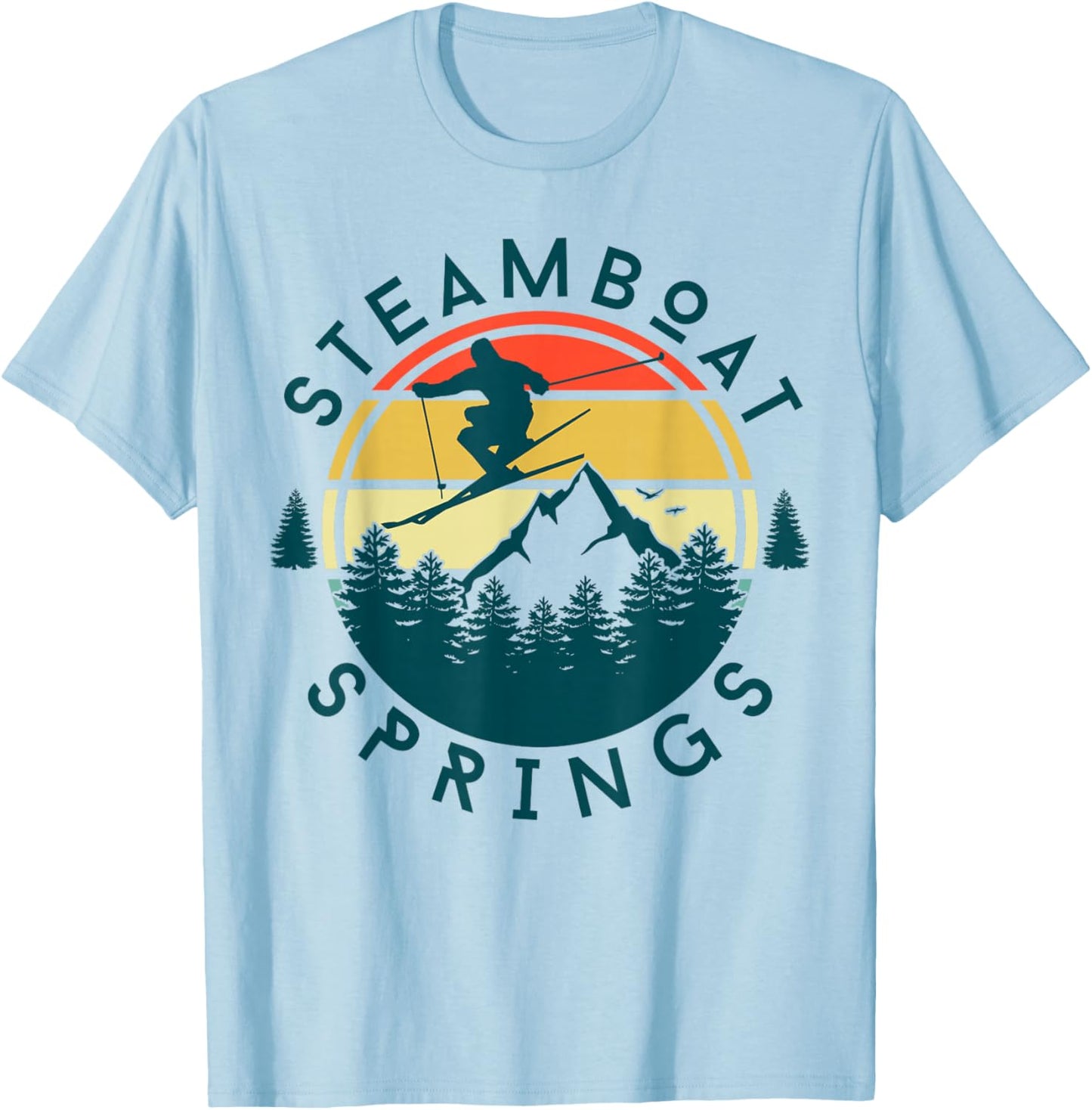 Steamboat Springs T-Shirt - T-Shirt | Light Blue