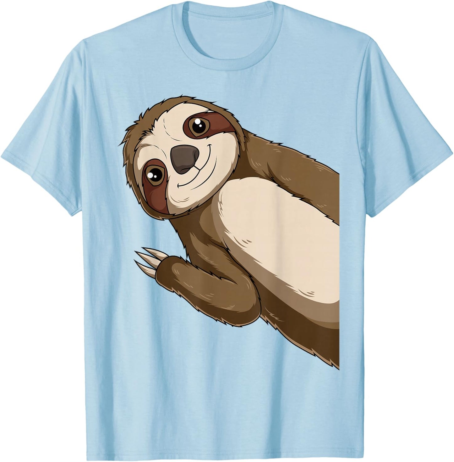 Sloth Lovers Children Boys Girls Women T-Shirt - T-Shirt | Light Blue