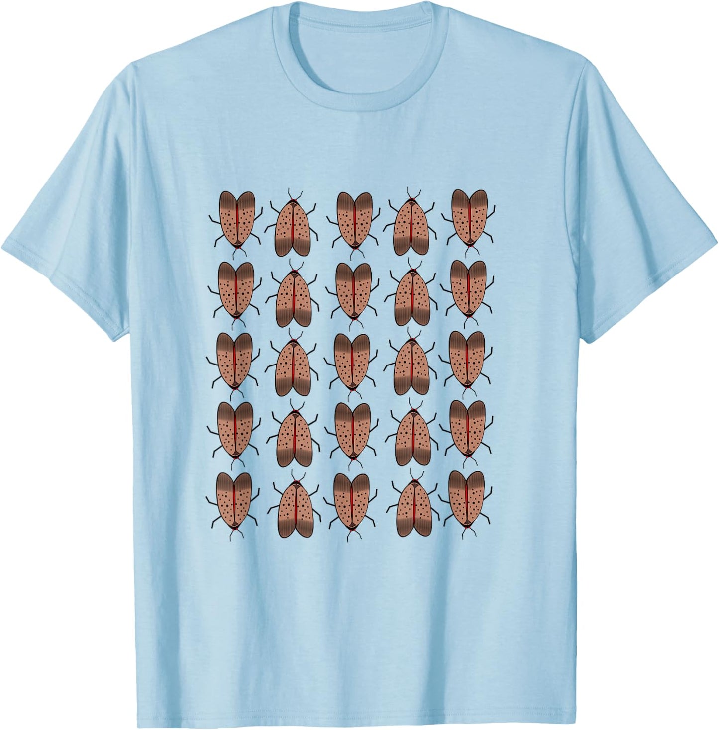 Spotted LanternFlies T-Shirt - T-Shirt | Light Blue