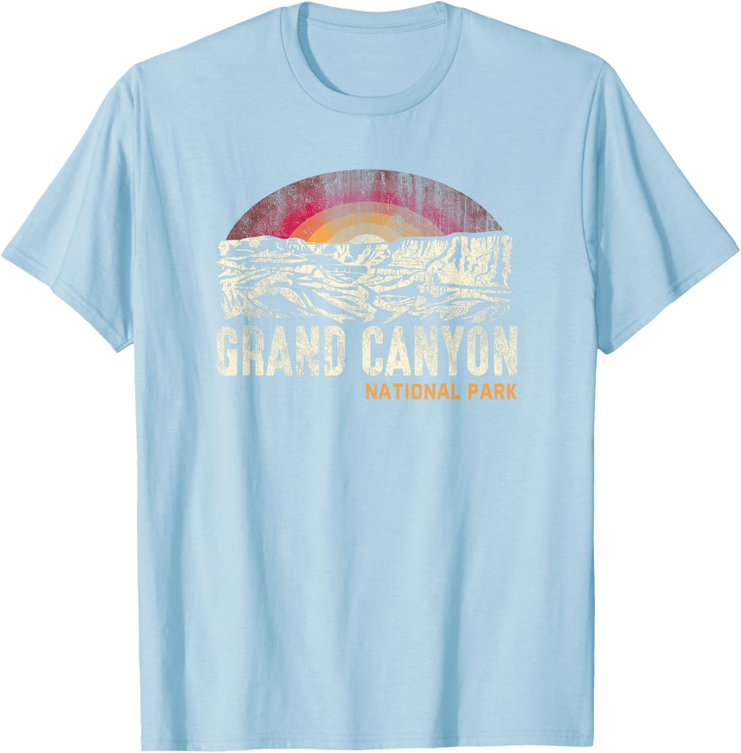 Grand Canyon National Park Vintage T-Shirt - T-Shirt | Light Blue