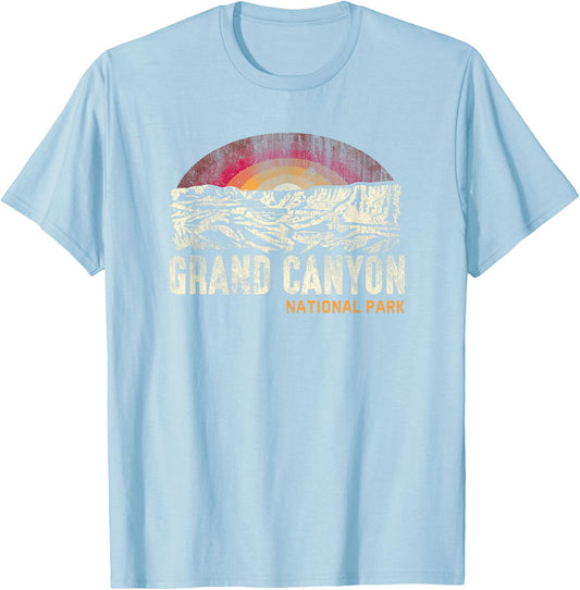 Grand Canyon National Park Vintage T-Shirt - T-Shirt | Light Blue