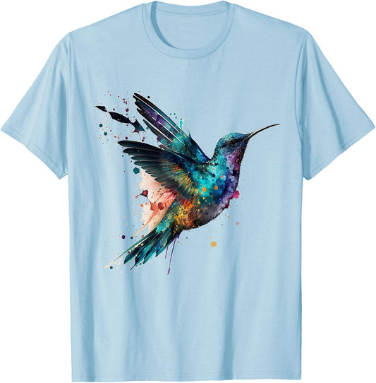 Bird Art Animals Animal Design Bird T-Shirt - T-Shirt | Light Blue