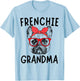 Frenchie Grandma French Bulldog Dog Nana Mother's Day T-Shirt - T-Shirt | Light Blue