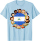 Nicaragua Flag Nicaraguan Kids Boy Hispanic Heritage Month T-Shirt - T-Shirt | Light Blue
