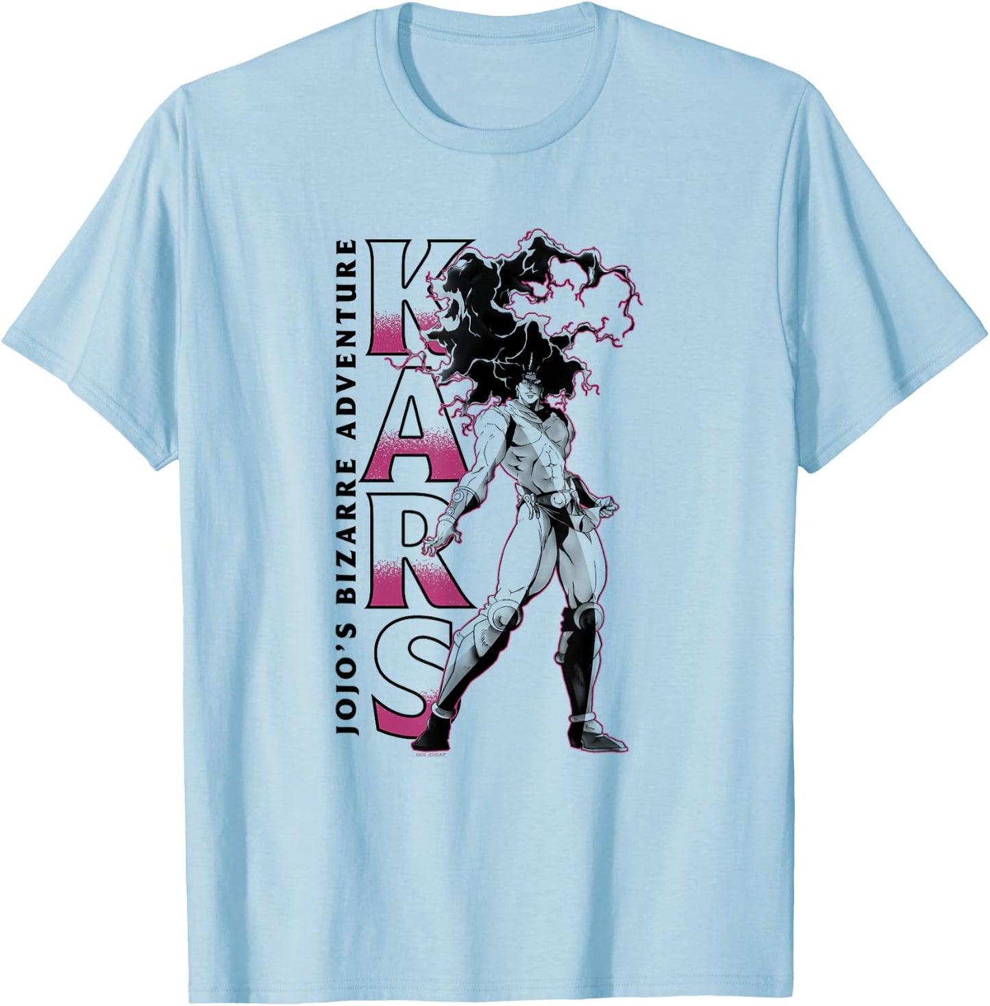 JoJo Battle Tendency Kars The Ultimate Lifeform Pillar Men T-Shirt - T-Shirt | Light Blue