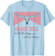 Vintage Raisin' Hell With The Hippies And Cowboys Bull Skull T-Shirt - T-Shirt | Light Blue