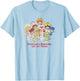 Strawberry Shortcake and Her Friends Poster T-Shirt - T-Shirt | Light Blue
