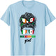 Half Mexican And Irish Mexico Ireland Flag Girl T-Shirt - T-Shirt | Light Blue