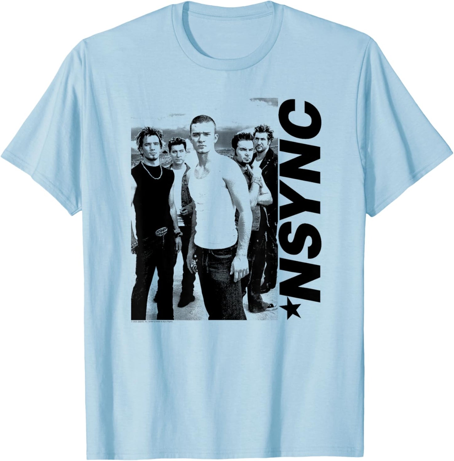 NSYNC Official Promise You T-Shirt - T-Shirt | Light Blue