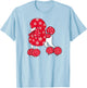 Cute Christmas Poodle For Standard Poodle Lovers T-Shirt - T-Shirt | Light Blue