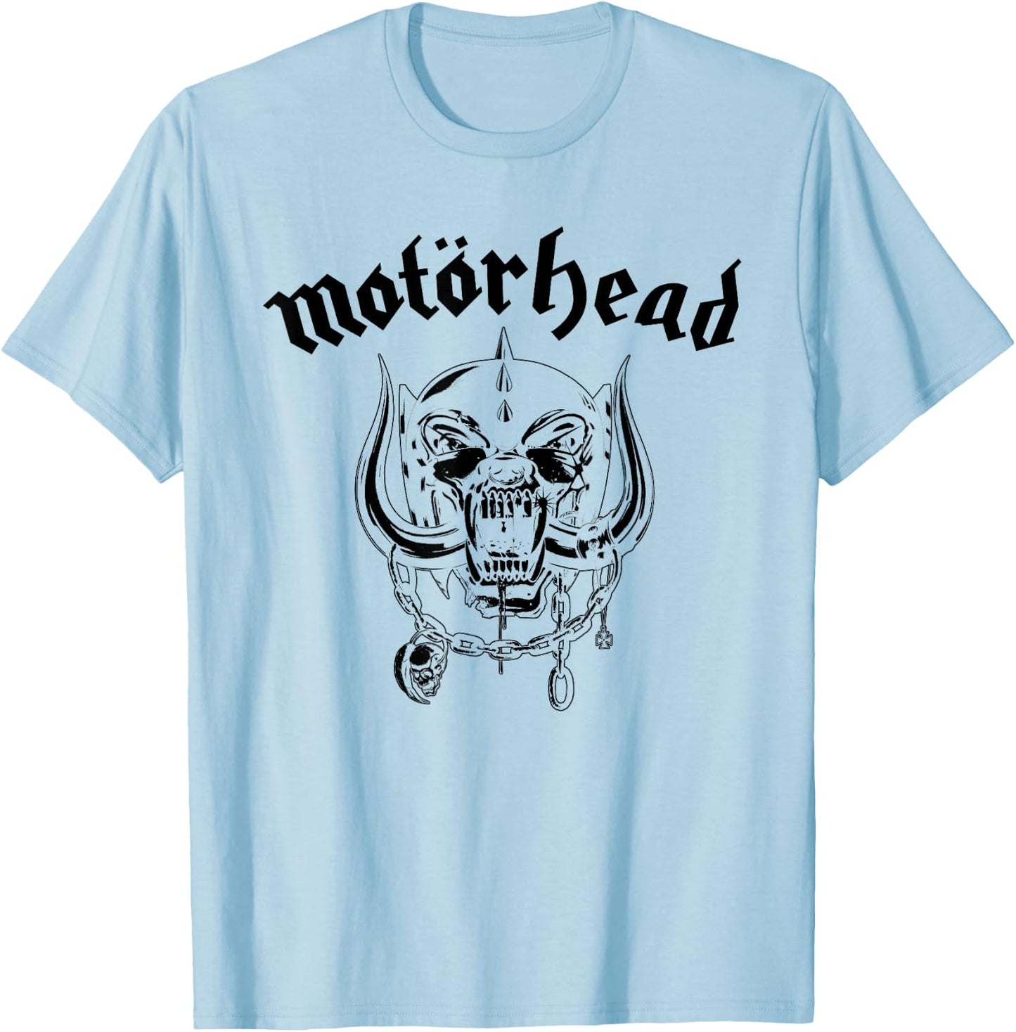 Motörhead – Flat Warpig White T-Shirt - T-Shirt | Light Blue