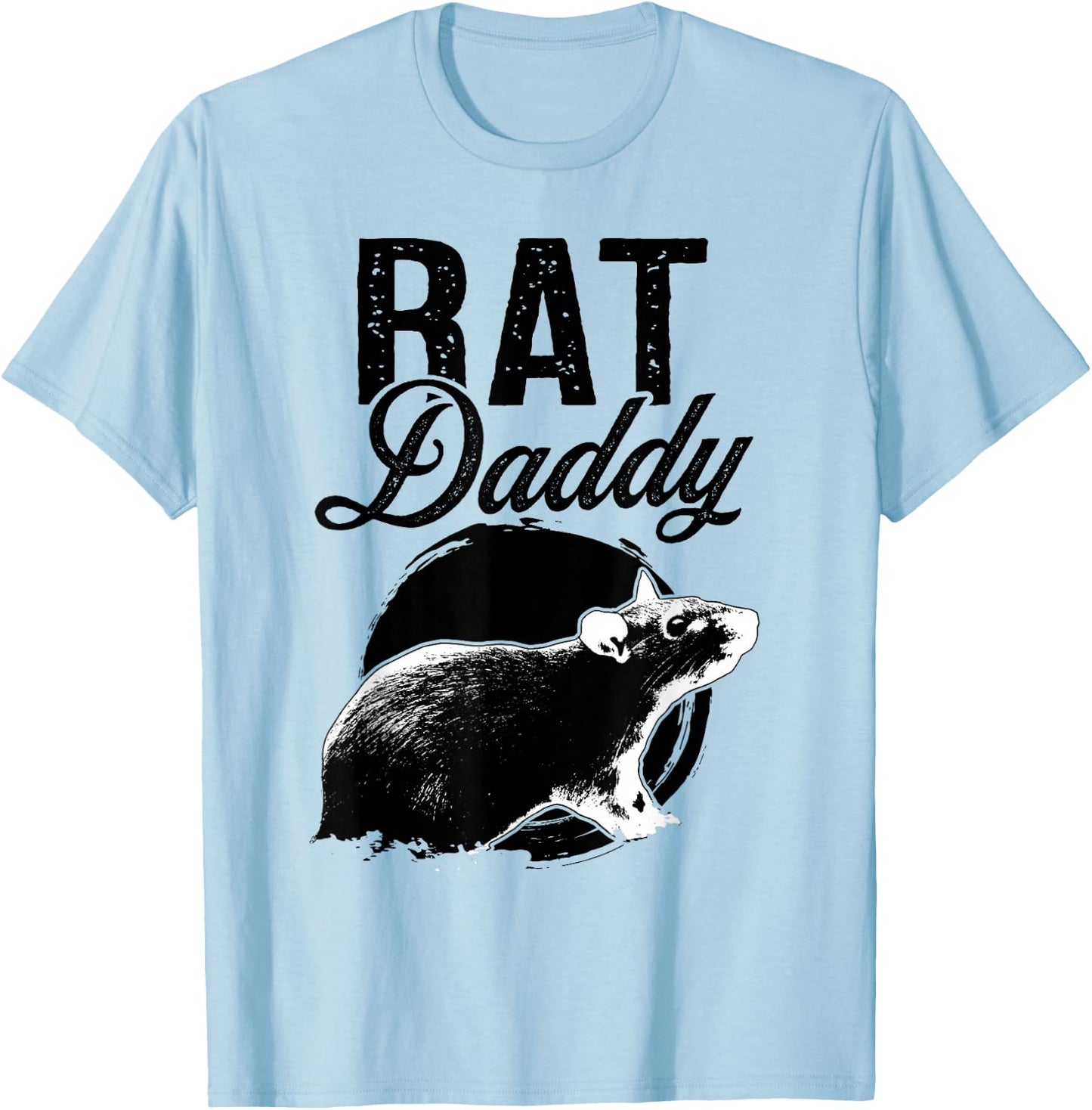 Rat Daddy Father - Dad Rat T-Shirt - T-Shirt | Light Blue