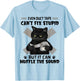 Even Duct Tape Can't Fix Stupid Funny Sarcastic Black Cat T-Shirt - T-Shirt | Light Blue