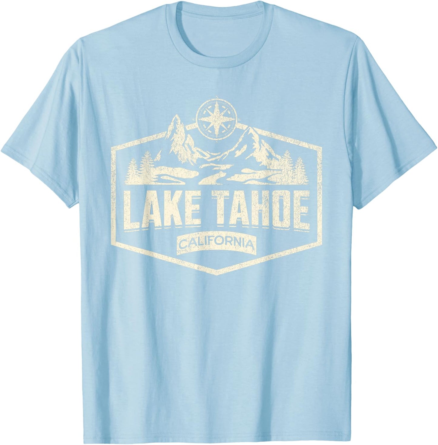 Lake Tahoe California T-Shirt - T-Shirt | Light Blue