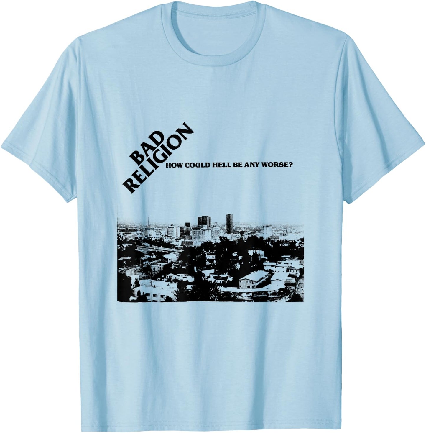 Bad Religion - How Could Hell - Official Merchandise Small T-Shirt - T-Shirt | Light Blue