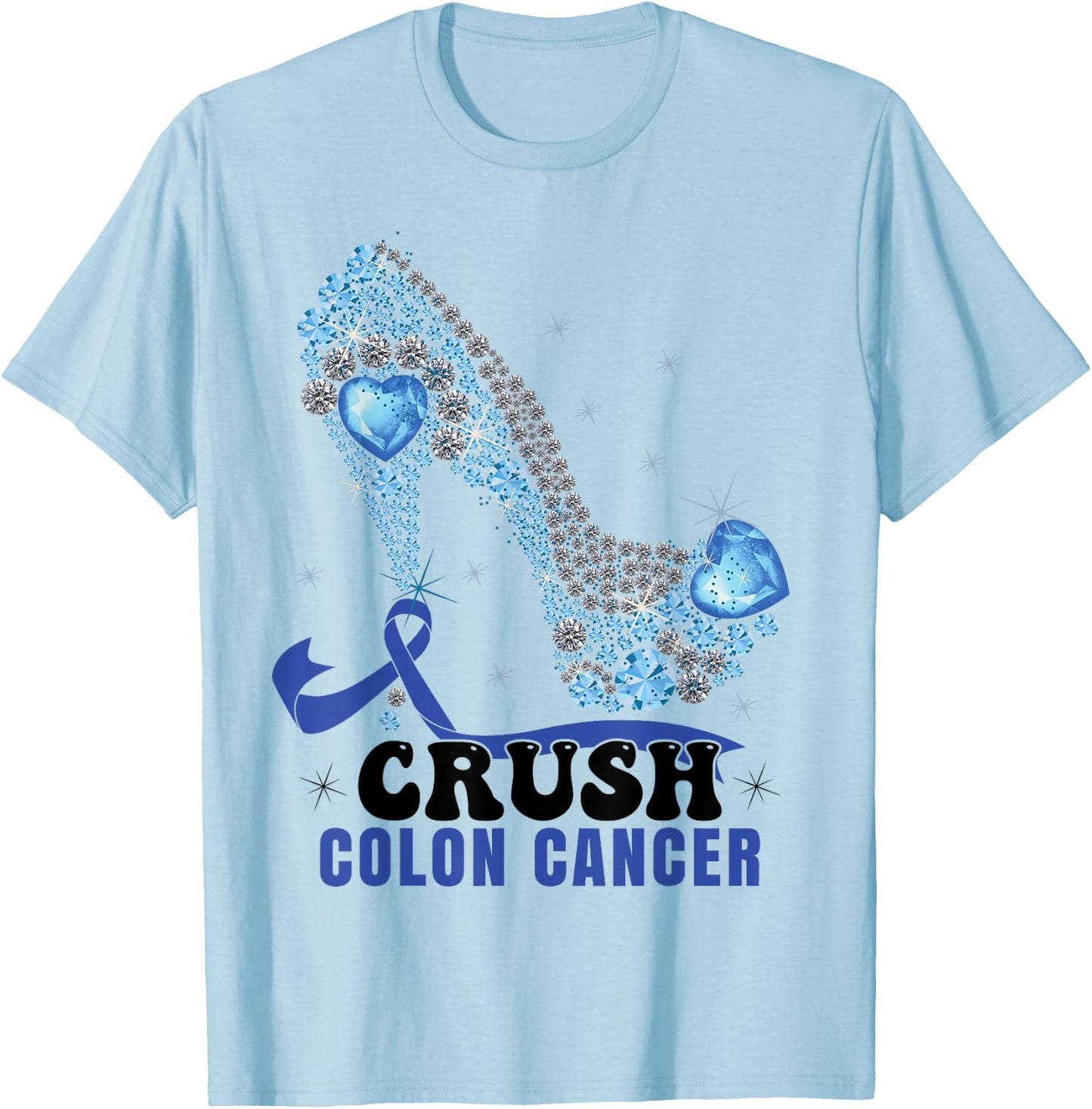 Women Colon Cancer T-Shirt - T-Shirt | Light Blue