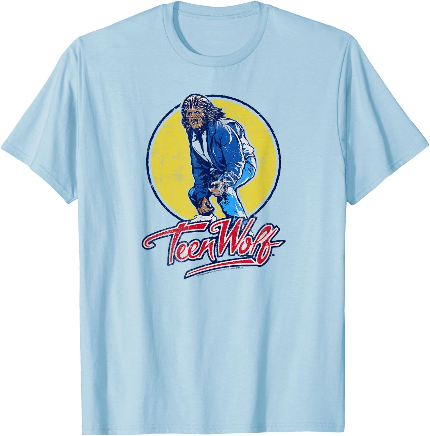 Teen Wolf Rockin Teen Wolf T-Shirt - T-Shirt | Light Blue