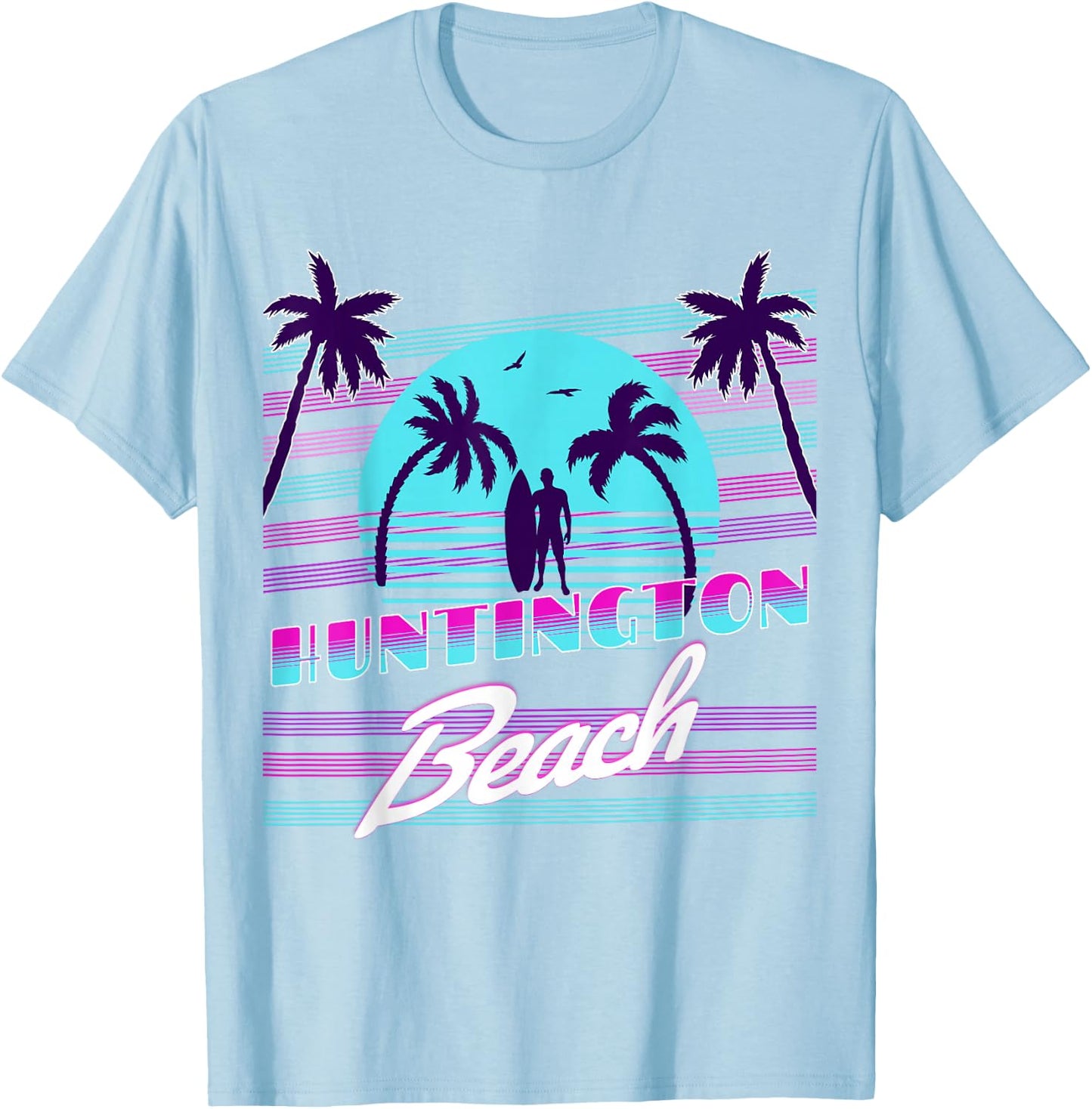 Huntington Beach T-Shirt - T-Shirt | Light Blue