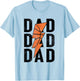 Daddy Basketball Lightning Basketball Dad Gifts Father's Day T-Shirt - T-Shirt | Light Blue