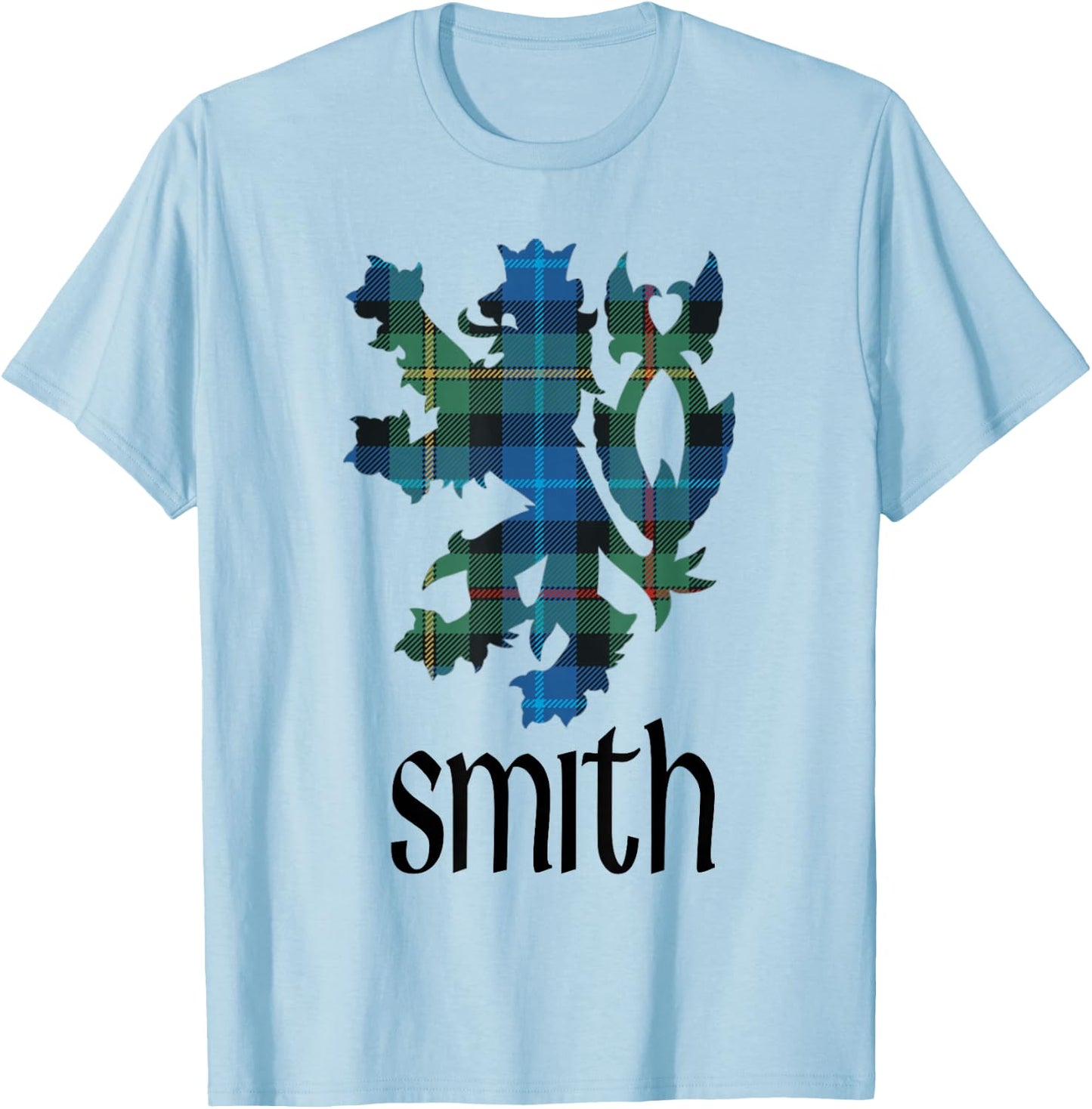 Clan Smith Tartan Scottish Family Name Scotland Pride T-Shirt - T-Shirt | Light Blue