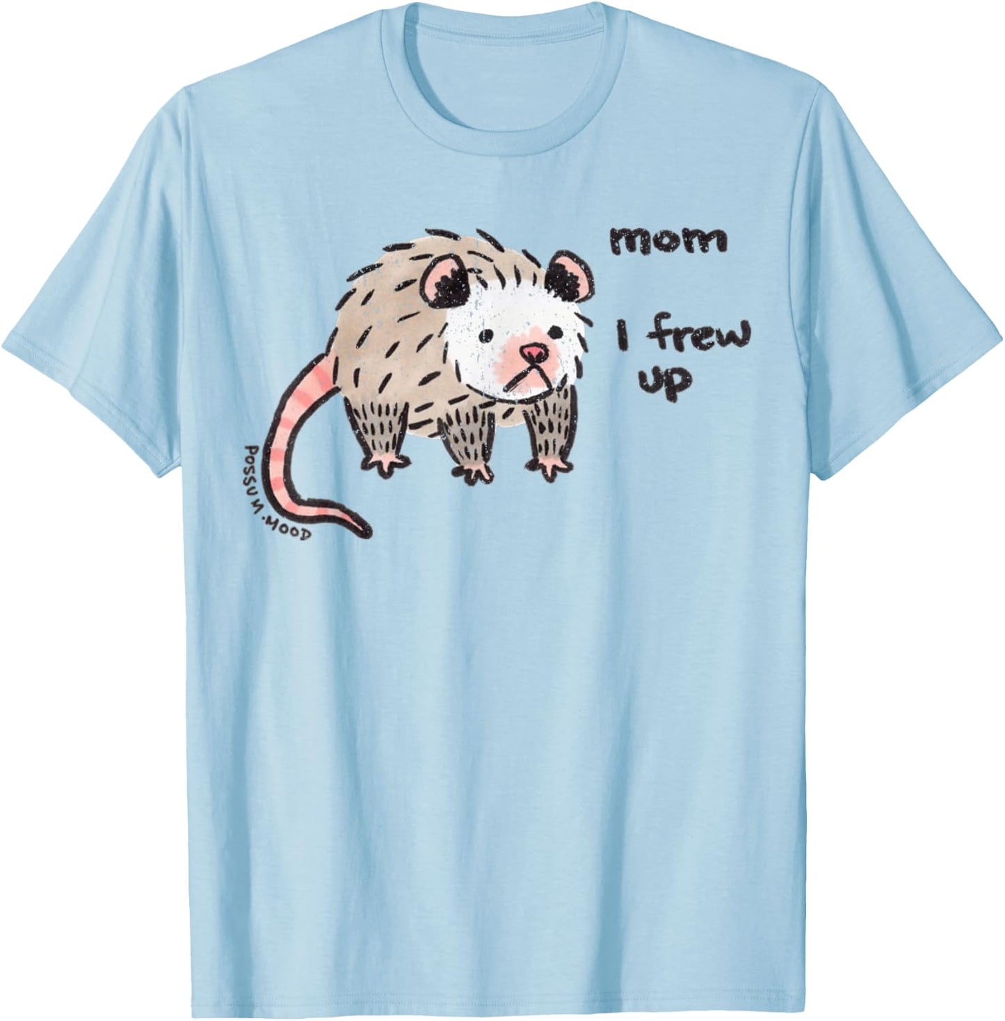 Vintage Mom I Frew Up T-Shirt - T-Shirt | Light Blue