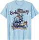 Cowboy Ranch Buckle Bunny Western Cowgirl T-Shirt - T-Shirt | Light Blue