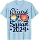 Cruise Squad 2024 Summer Vacation Family Cruise Ship T-Shirt - T-Shirt | Light Blue
