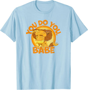 Big Mouth You Do You Babe Hormones Monster Rick Vintage Shot T-Shirt - T-Shirt | Light Blue