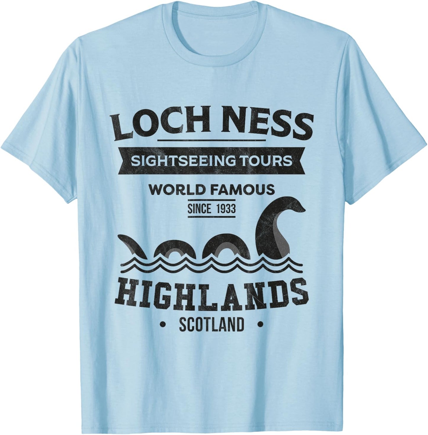 Loch Ness Sightseeing Tour T-Shirt - T-Shirt | Light Blue