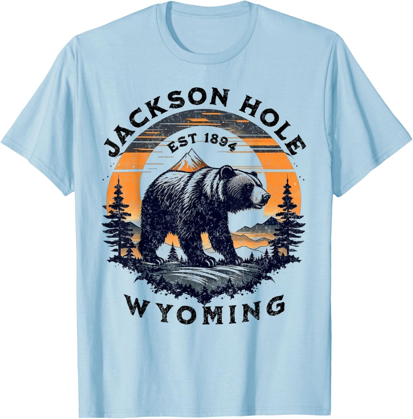 Jackson Hole T-Shirt - T-Shirt | Light Blue