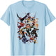 Marvel Comics Retro Classic X-Men Super Hero Flight Poster T-Shirt - T-Shirt | Light Blue