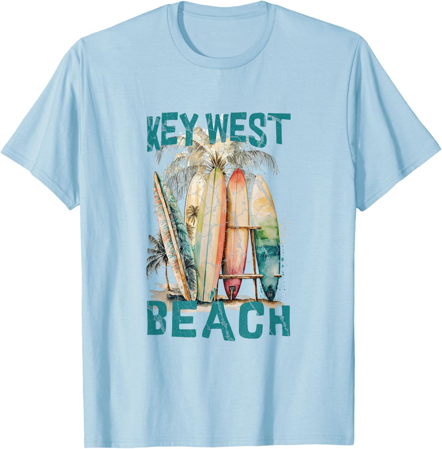 Key West T-Shirt - T-Shirt | Light Blue