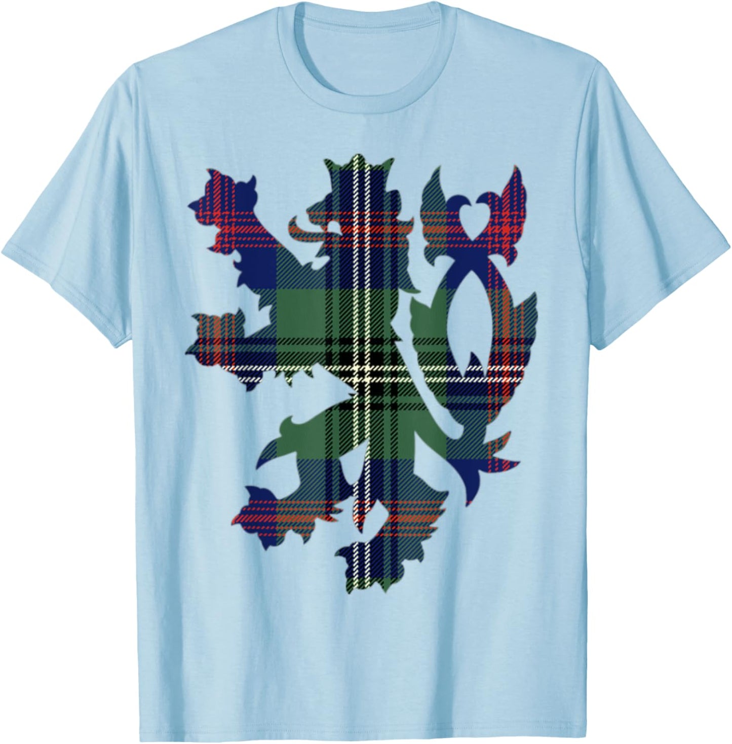 Clan Wood Tartan Scottish Family Name Scotland Pride T-Shirt - T-Shirt | Light Blue