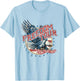 Retro Freedom Funny Tour Since 1776 4th Of July Eagle Men T-Shirt - T-Shirt | Light Blue