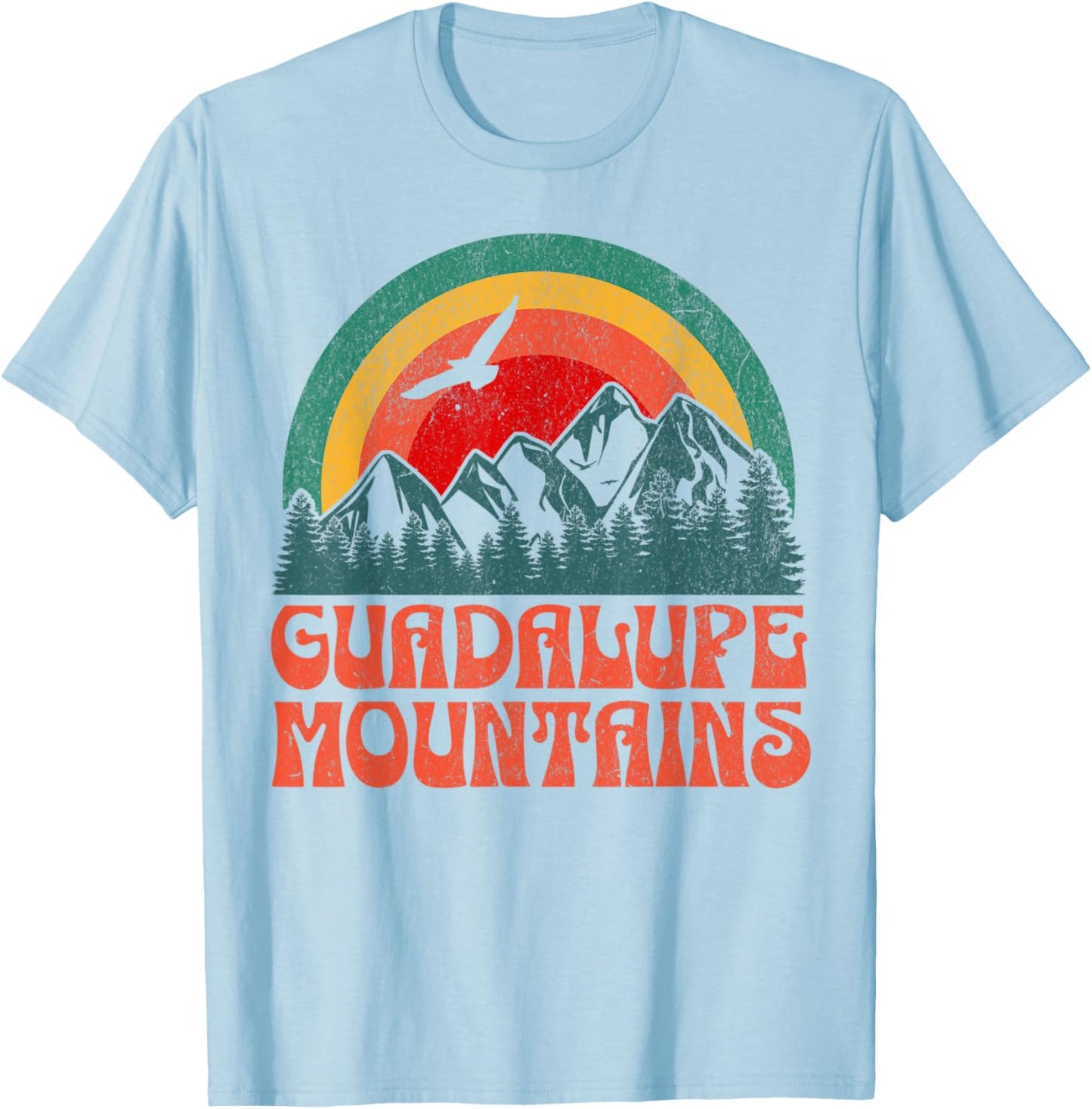 Guadalupe Mountains National Park T-Shirt - T-Shirt | Light Blue