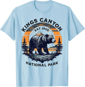 Kings Canyon National Park T-Shirt - T-Shirt | Light Blue