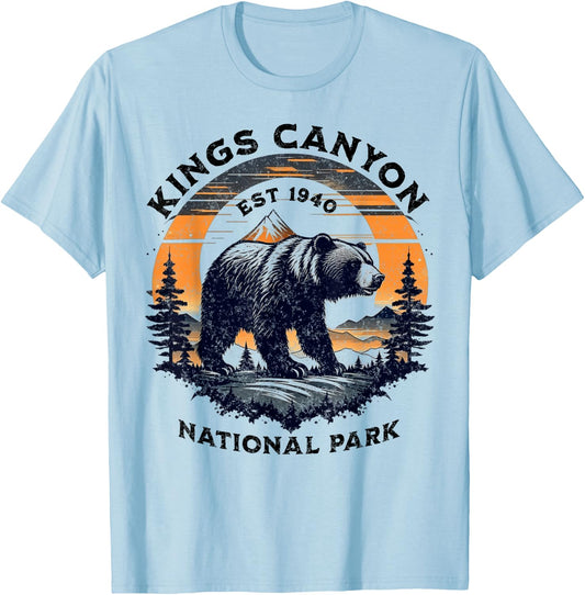 Kings Canyon National Park T-Shirt - T-Shirt | Light Blue