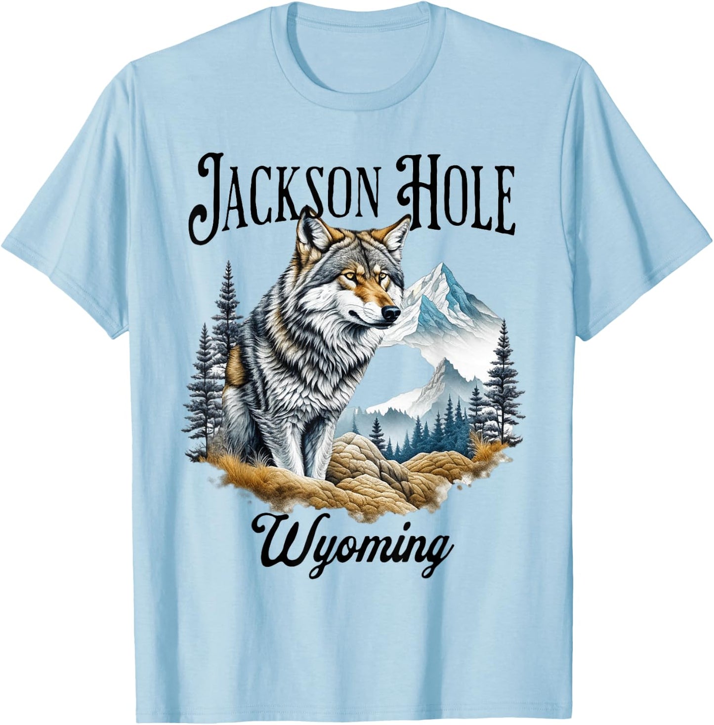 Jackson Hole T-Shirt - T-Shirt | Light Blue