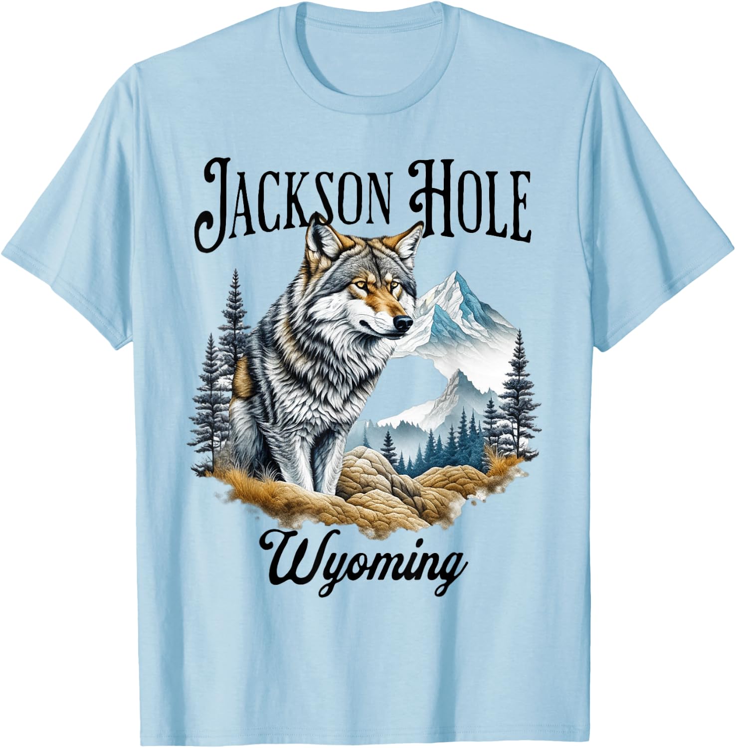 Jackson Hole T-Shirt - T-Shirt | Light Blue